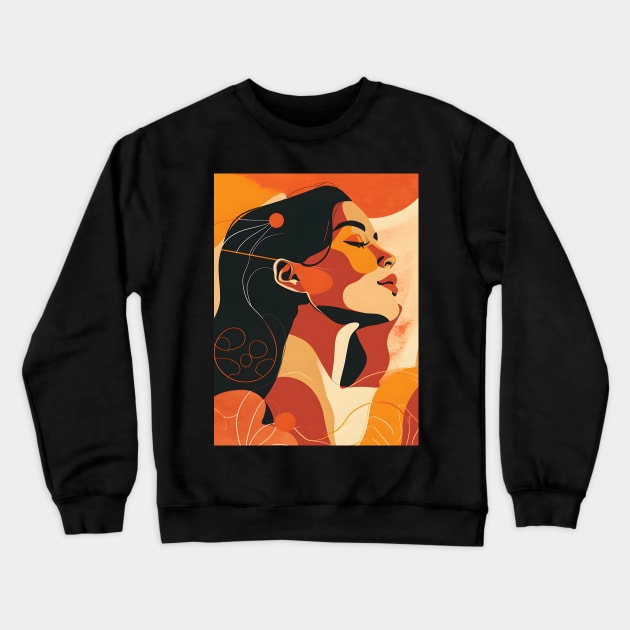 Discover True Romance: Art, Creativity and Connections for Valentine's Day and Lovers' Day Crewneck Sweatshirt by insaneLEDP